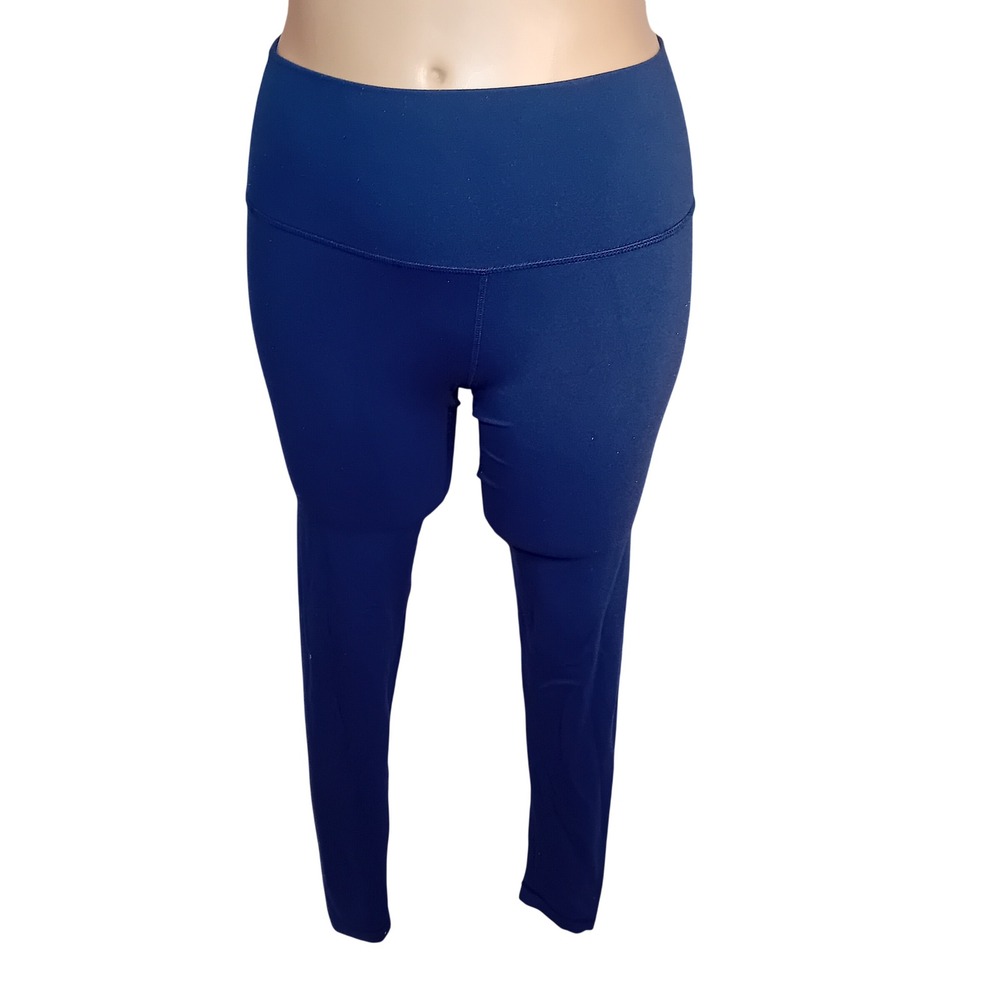 Aritzia Tna Butter Cheeky Ankle High Rise Navy Leggings Athleisure Gym XS READ
